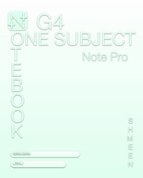 Paperback N+ G4, One Subject Notebook- Shmeen Theme, Note Pro (107 Pages) Book