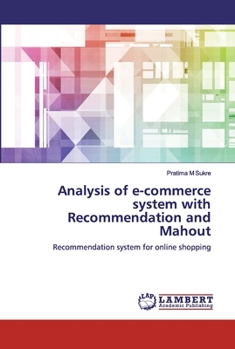 Paperback Analysis of e-commerce system with Recommendation and Mahout Book