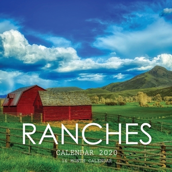 Paperback Ranches Calendar 2020: 16 Month Calendar Book