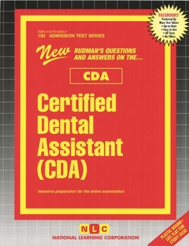 Spiral-bound Certified Dental Assistant (Cda): Passbooks Study Guide Book