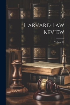 Paperback Harvard Law Review; Volume 21 Book