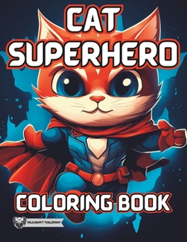 Cat Superhero Coloring Book: Cute Coloring Book with Cats being Superheroes