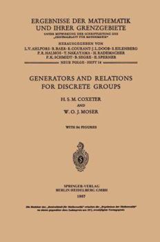 Paperback Generators and Relations for Discrete Groups Book