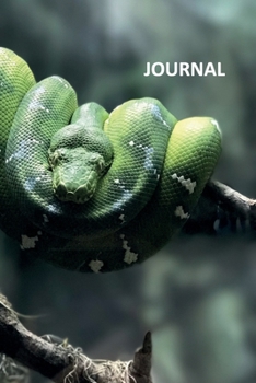 Paperback Journal: Emerald tree boa Nifty Bullet Journal Dot Grid Daily Planner Student for researching captive bred emerald tree boas fo Book