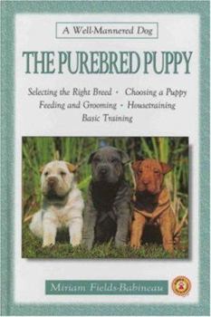Hardcover The Purebread Puppy Book