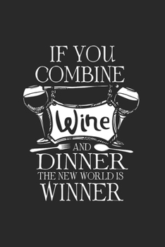 Cuaderno: Comida De La Cena Vino Alcohol Pun Regalos Gana  ,120 Páginas, 6X9 (Ca. A5), Con Líneas / Diario (Spanish Edition)