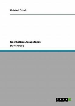 Paperback Nachhaltige Anlagefonds [German] Book