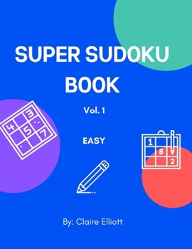 Paperback Super Sudoku Book Vol. 1 Book