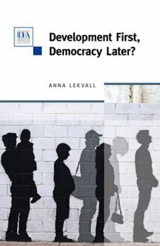 Paperback Development First, Democracy Later? Book