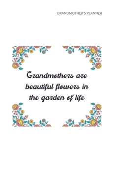 Paperback Grandmother's Planner: Monthly Calendar Book