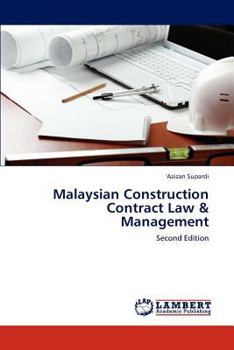 Paperback Malaysian Construction Contract Law & Management Book