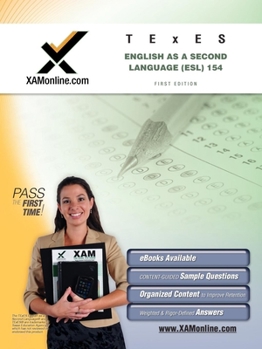 Paperback TExES English as a Second Language (ESL) 154 Teacher Certification Test Prep Study Guide Book