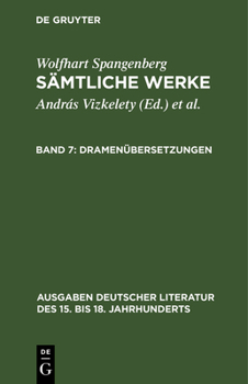 Hardcover Sämtliche Werke, Band 7, Dramenübersetzungen [German] Book