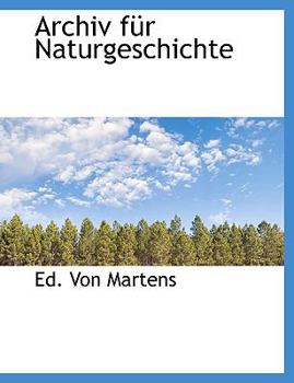 Archiv F?r Naturgeschichte