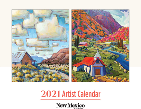 Calendar 2021 New Mexico Magazine Artist Calendar Book