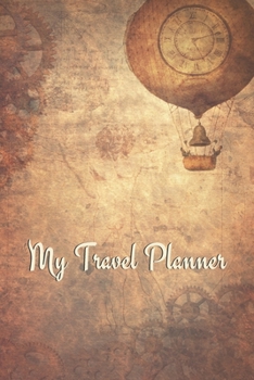 Paperback My Travel Planner - Vacation Planner - Trip Diary, Itinerary -100 pages - 33 Trips - 3 pages per Trip - 6x9 inches - 10 Days sections per Trip - Vinta Book
