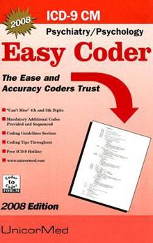 Paperback Easy Coder Psychiatry/Psychology Book