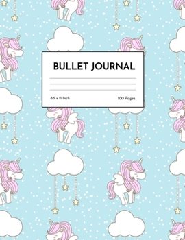 Bullet Journal: Pretty Unicorn Dot Grid Notebook - Dotted Note Pad for Kids, Girls, Teens, Tweens, Women - Gifts for Birthday and Christmas | Creative Art 00552