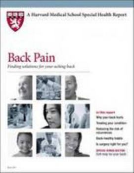 Paperback Back Pain: Finding Solutions for Your Aching Back Book