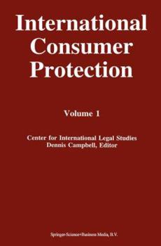 Paperback International Consumer Protection: Volume 1 Book