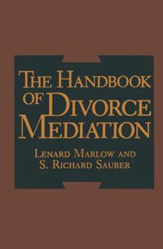 Paperback The Handbook of Divorce Mediation Book