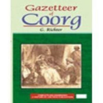 Hardcover Gazetteer of Coorg Book