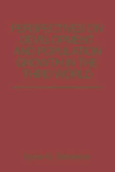 Paperback Perspectives on Development and Population Growth in the Third World Book