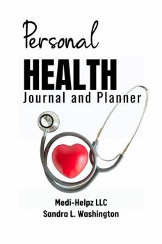 Paperback Personal Health Journal and Planner Book