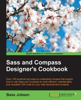 Paperback Sass and Compass Designer's Cookbook Book