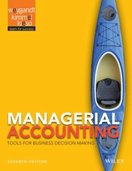 Hardcover Managerial Accounting: Tools for Business Decision Making Book