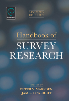 Hardcover Handbook of Survey Research Book