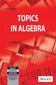 Paperback Topics in Algebra Book