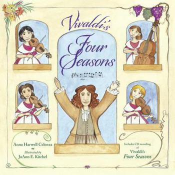 Hardcover Vivaldi's Four Seasons [With CD (Audio)] Book