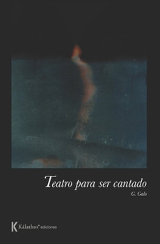 Paperback Teatro para ser cantado [Spanish] Book