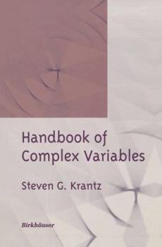 Hardcover Handbook of Complex Variables Book