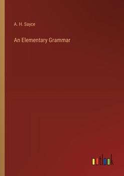 Paperback An Elementary Grammar Book
