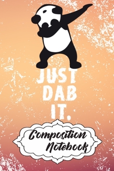 Paperback Composition Notebook: 110 Blank Lined Papers - 6x9 Personalized Customized Panda Composition Notebook Journal Gift For Panda Lovers Book