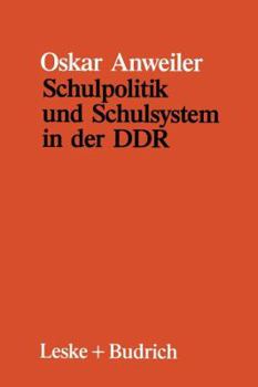 Paperback Schulpolitik Und Schulsystem in Der DDR [German] Book