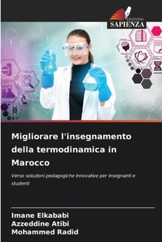 Paperback Migliorare l'insegnamento della termodinamica in Marocco [Italian] Book