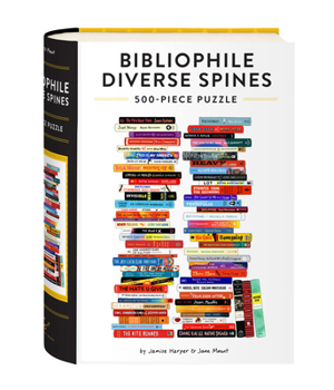 Misc. Bibliophile Diverse Spines 500-Piece Puzzle Book