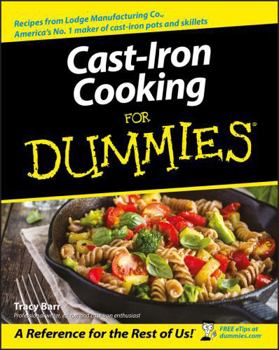 Paperback Cast-Iron Cooking for Dummies Book