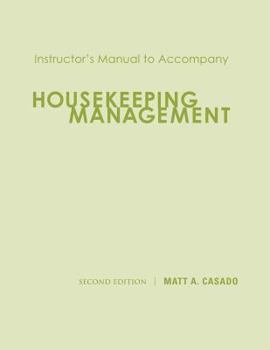 Paperback Housekeeping Management, Instructor's Manual Book