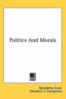 Hardcover Politics And Morals Book
