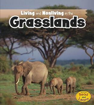 Paperback Living and Nonliving in the Grasslands Book