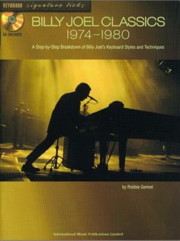 Paperback Imp-Billy Joel Keyboard Sig.Licks 1974-80 Book