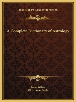 Hardcover A Complete Dictionary of Astrology Book