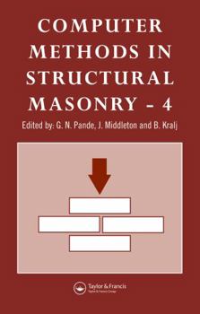 Hardcover Computer Methods in Structural Masonry - 4: Fourth International Symposium Book