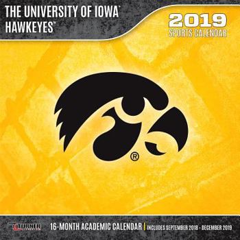 Calendar Iowa Hawkeyes 2019 12x12 Team Wall Calendar Book