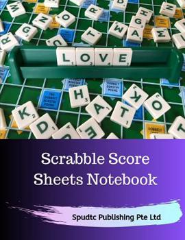 Paperback Scrabble Score Sheets Notebook Book