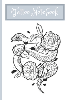 Paperback Tattoo Notebook: Journal 100 Blank Pages Size (6x9) Book